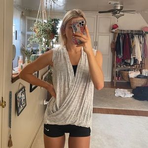 Wrap Sleeveless Top